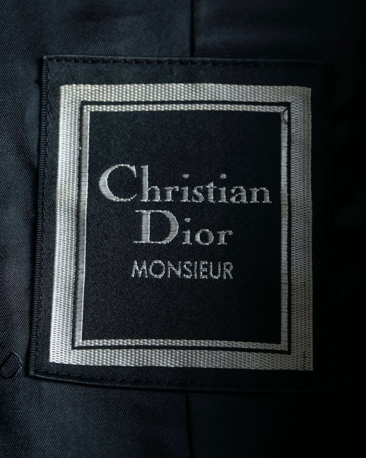 "CHRISTIAN DIOR MONSIEUR" 100% cashmere oversized tailored jacket