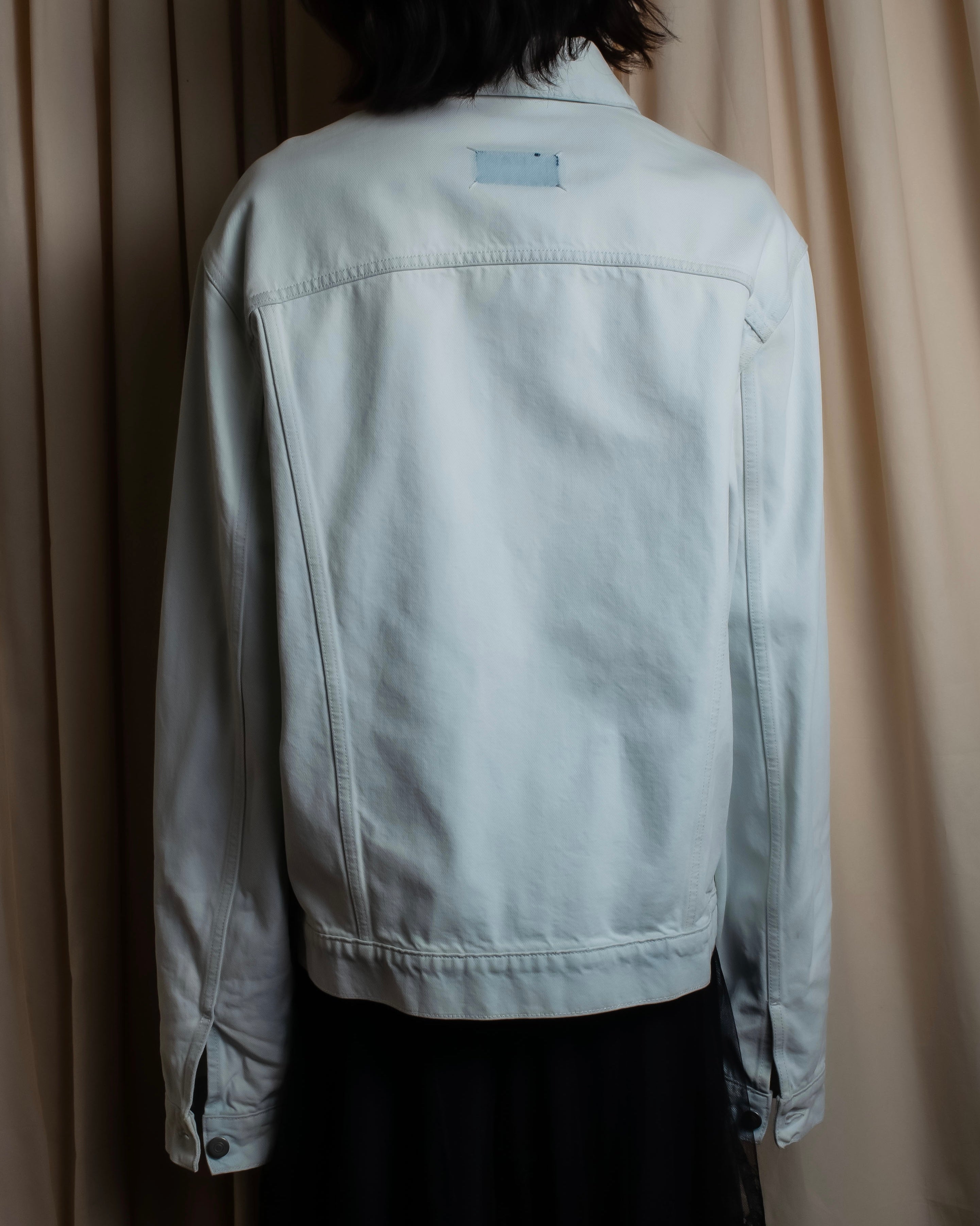 "MAISON MARGIELA" 20SS Washed pale blue denim jacket