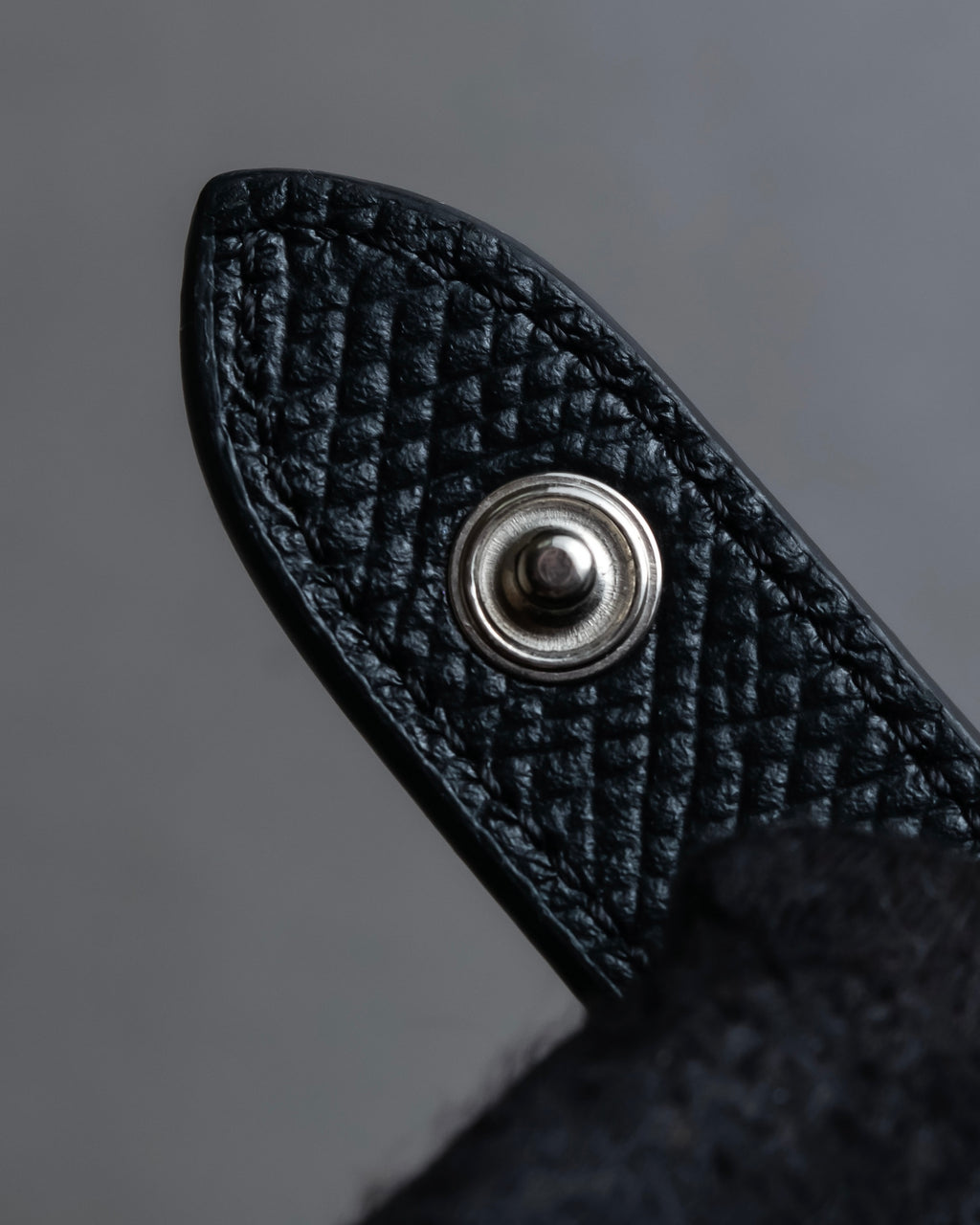 "CELINE" Crossgrain leather tri-fold wallet