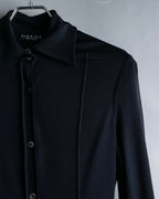 "GUCCI" Drawstring design pintuck long shirt