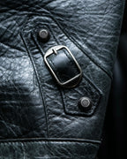 “BALENCIAGA” The Day leather shoulder bag