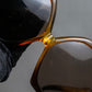 "Christian Dior" Mortal shell amber design square frame sunglasses