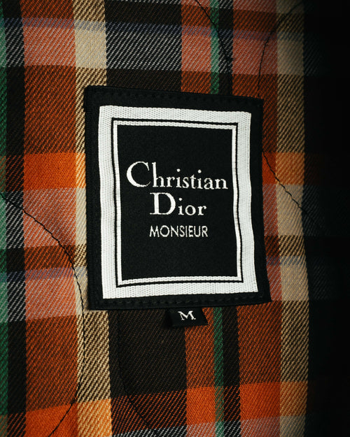 "Christian Dior" 80's-90's Supple leather car coat