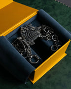 "FENDI" Star motif rhinestone bracele