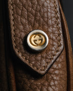 –SPECIAL– "GUCCI" 70’s pigskin horsebit piston hobo bag