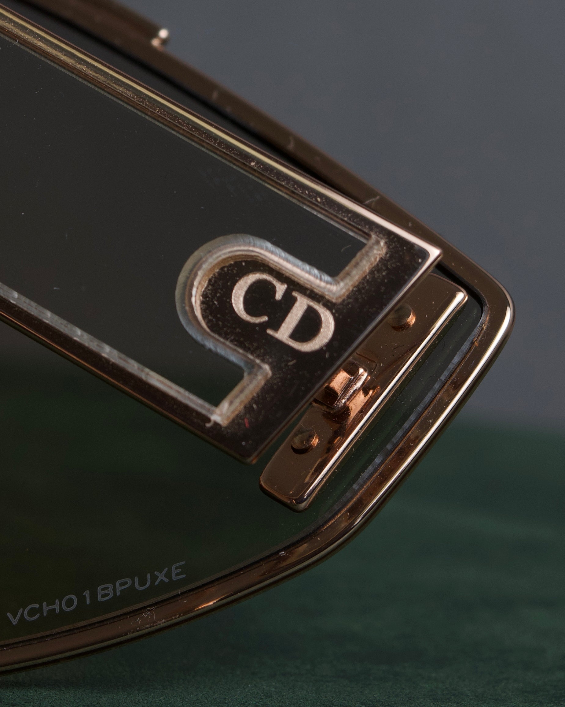 "Christian Dior" Metal acetate combination design sunglasses