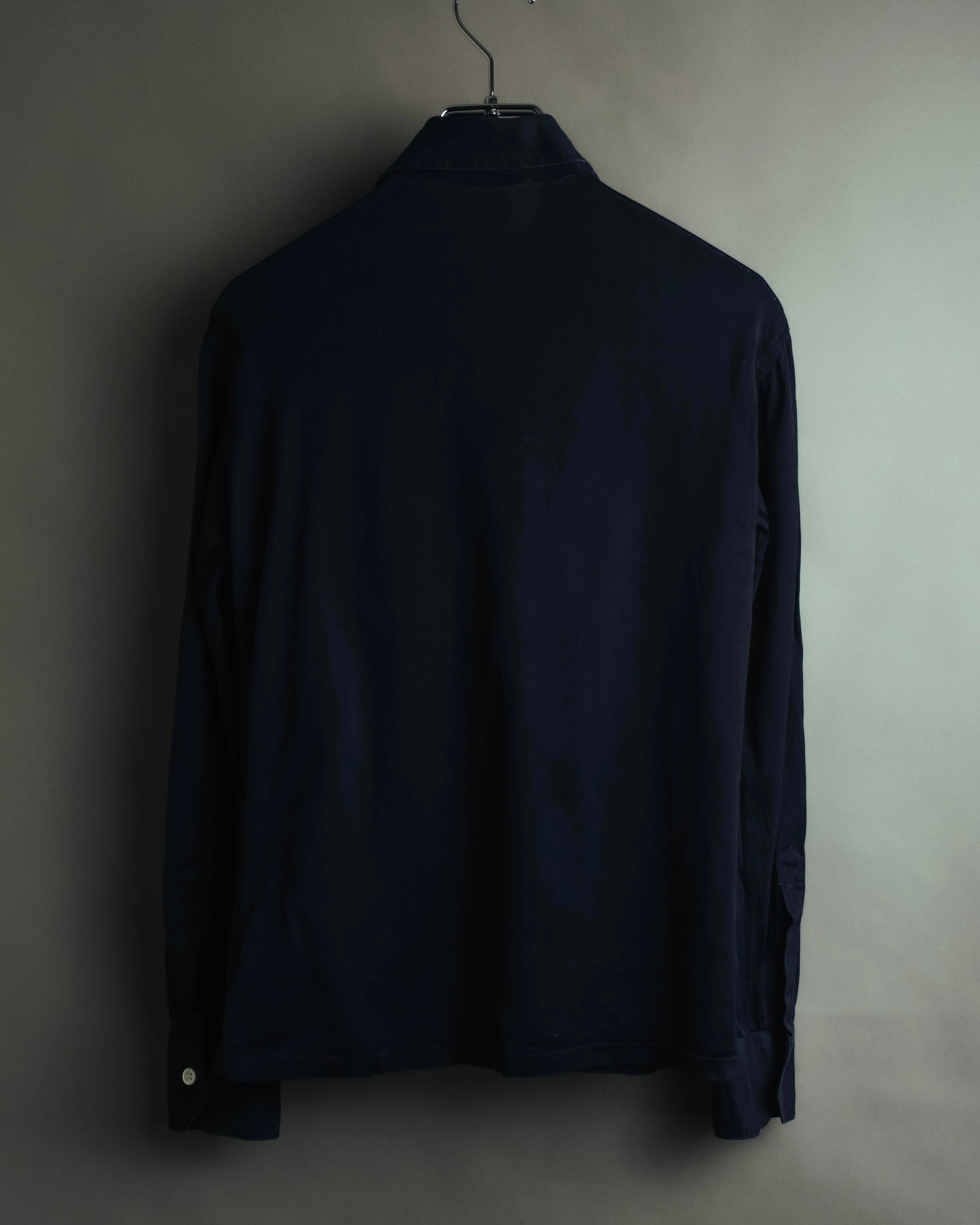 "CÉLINE" 70's-80's Sulky logo embroidered long sleeve shirt