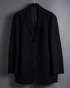 "ISSEY MIYAKE" 00AW Simple detail wool tailored jacket
