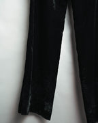 -SPECIAL- “SAINT LAURENT” 2016’s- lamé velvet tuxedo trousers