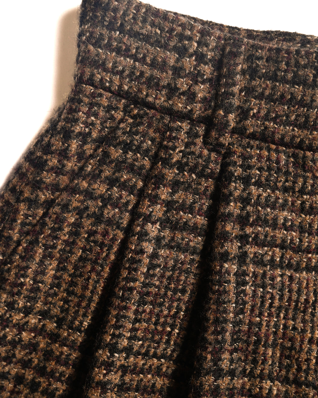 Dolce & Gabbana/ Check Patterned Culotte Shorts Brown