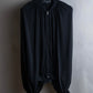 "GUCCI" Balloon draping design zip-up silk blouson