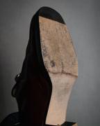 "GUCCI" 90’s-00’s Horsebit haircalf panel loafers