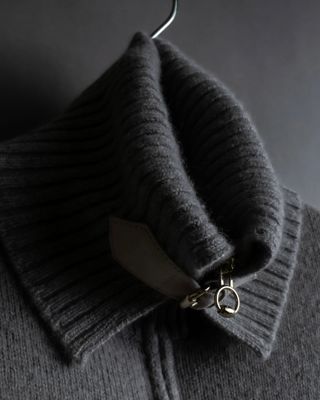 "GUCCI" Cashmere brand double zipper blouson