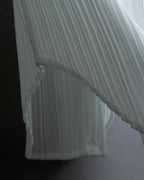 "PLEATS PLEASE ISSEY MIYAKE" Three-dimensional pleated long shirt