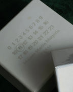 "MAISON MARGIELA" Square-shaped continuous design silver ring