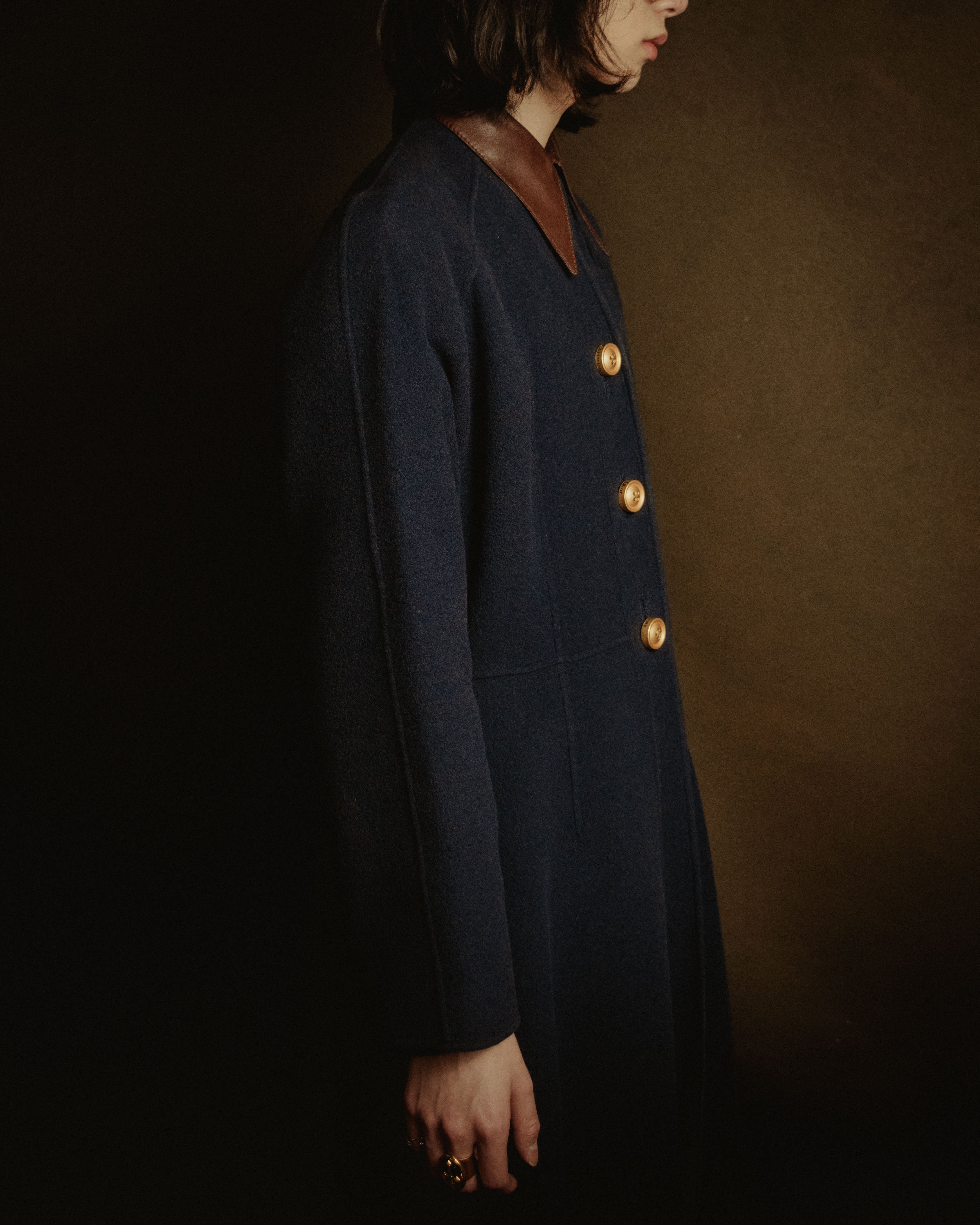 –SPECIAL– "Christian Dior" 80’s-90’s architectural coat dress