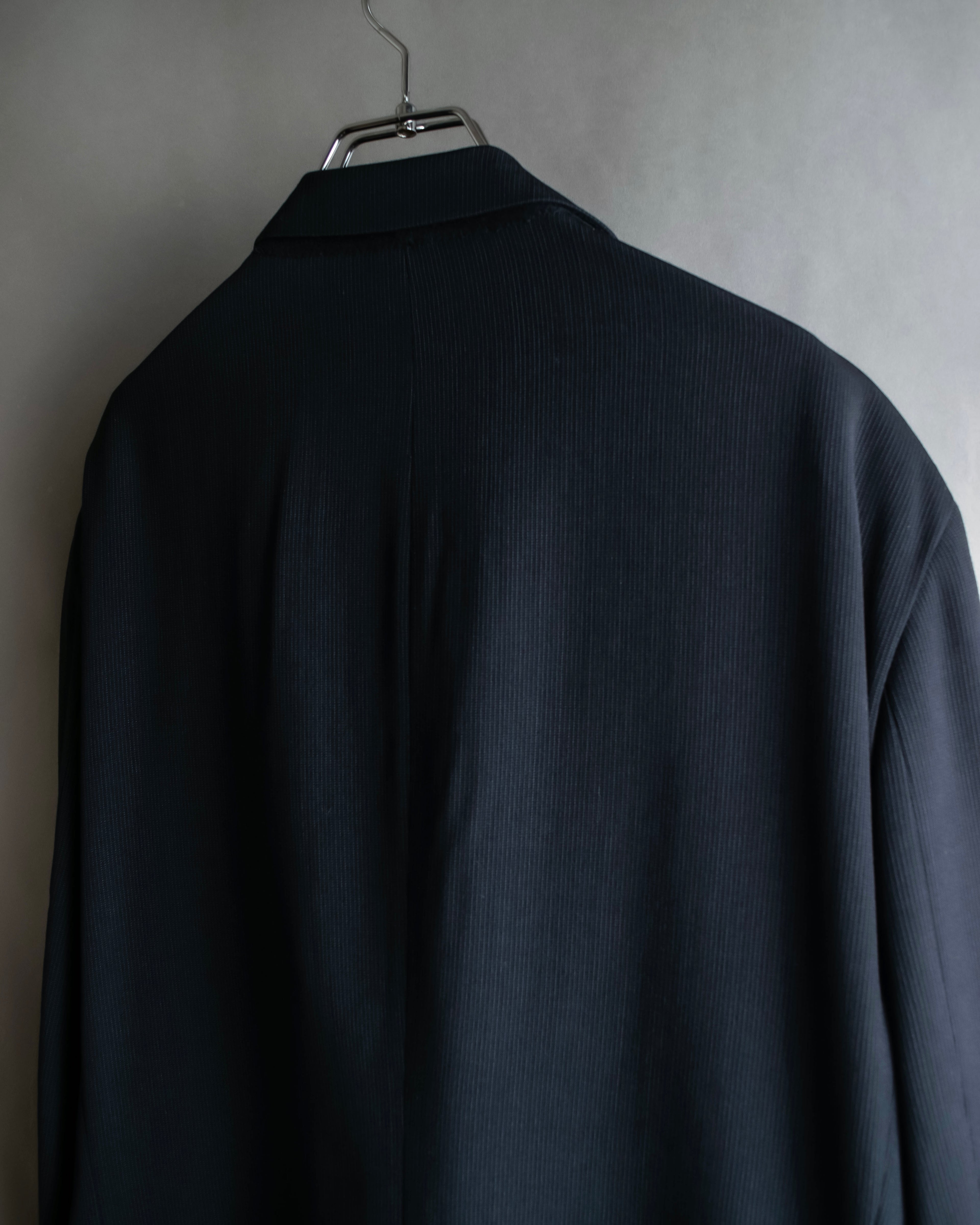 "GIORGIO ARMANI" Beautiful drape navy wool set up