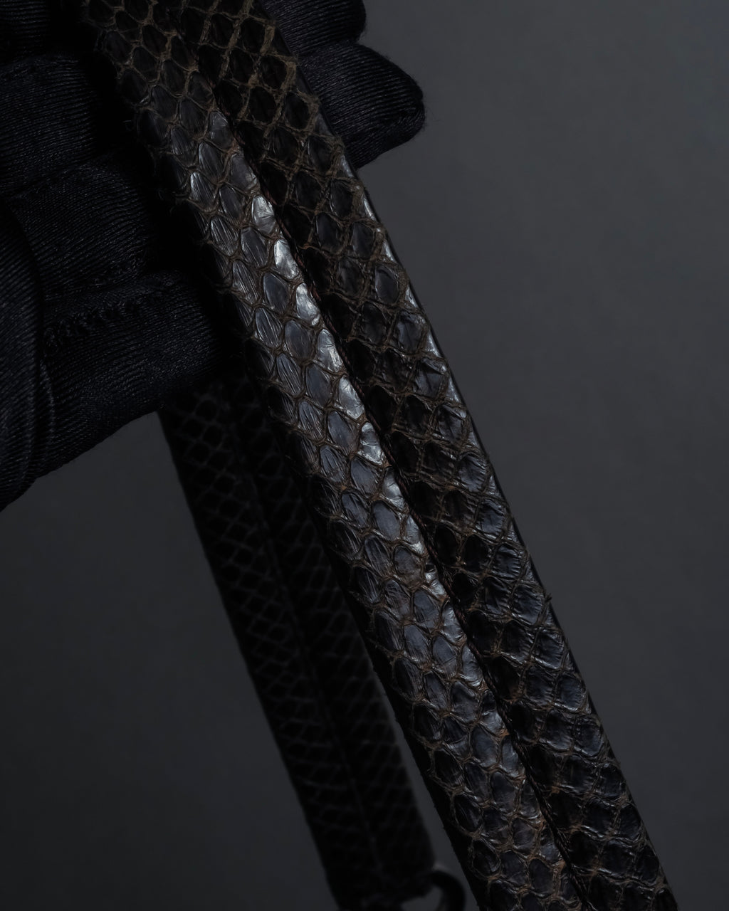 "Cartier" Marcello de Cartier python leather combination bag