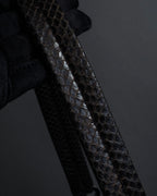 "Cartier" Marcello de Cartier python leather combination bag