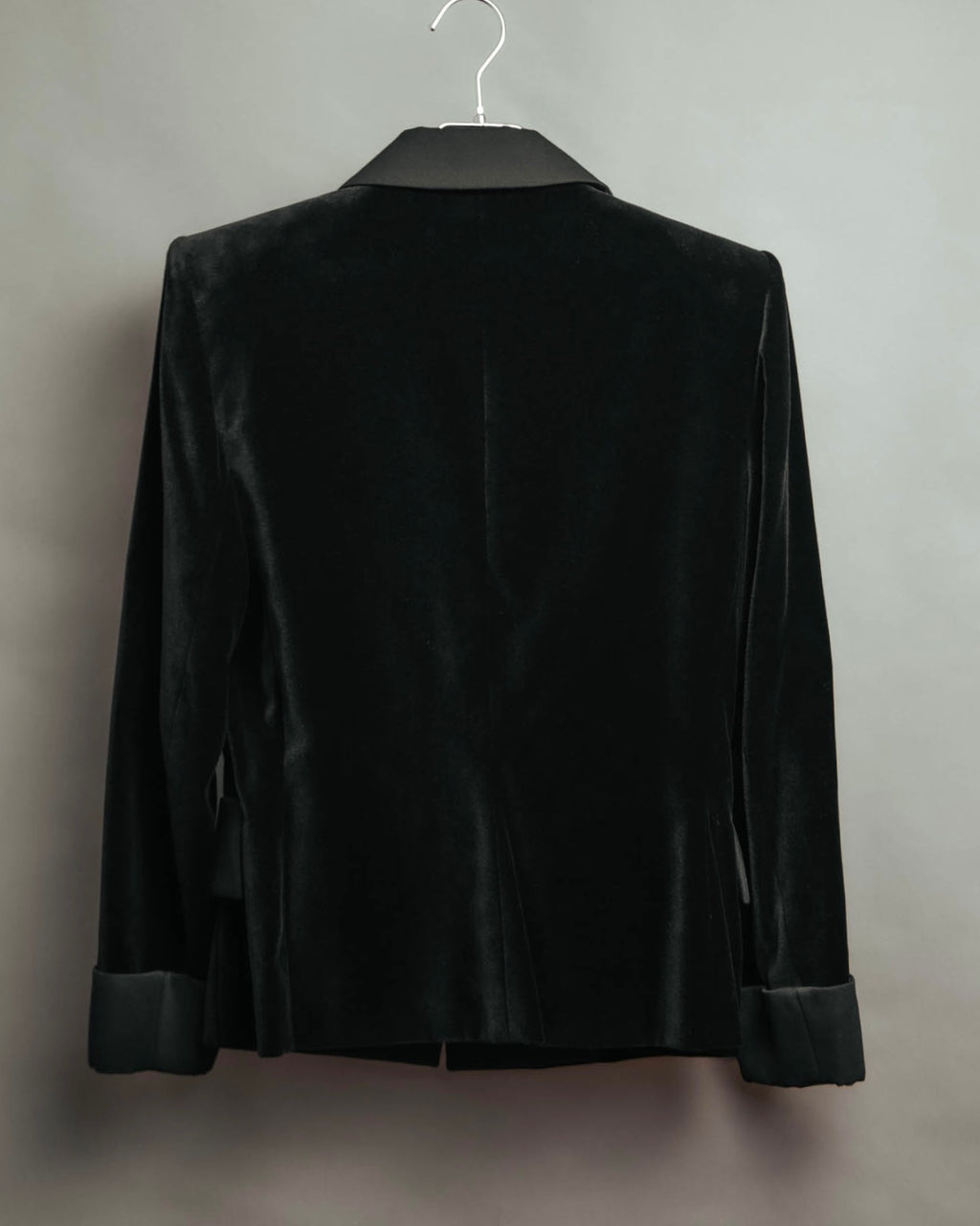 –SPECIAL– “Yves Saint Laurent” 90’s-00’s Velvet tuxedo tailored jacket