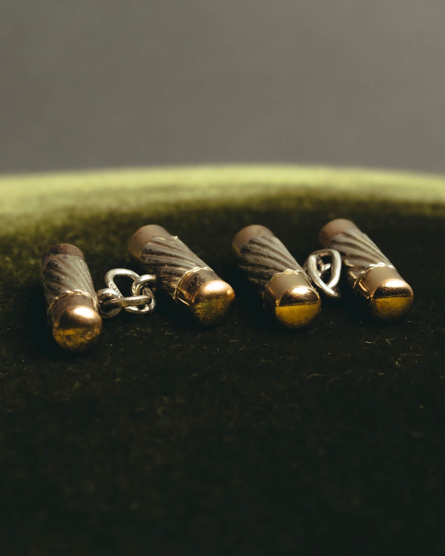 “Tiffany & Co.” 80’s-90’s Twisted bi-color chain cufflinks
