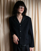 "tricot COMME des GARCONS" 
2001AW Lace-switched design tailored jacket