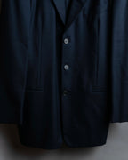 "GIORGIO ARMANI" Long length tailored jacket and wide tapered slacks set up