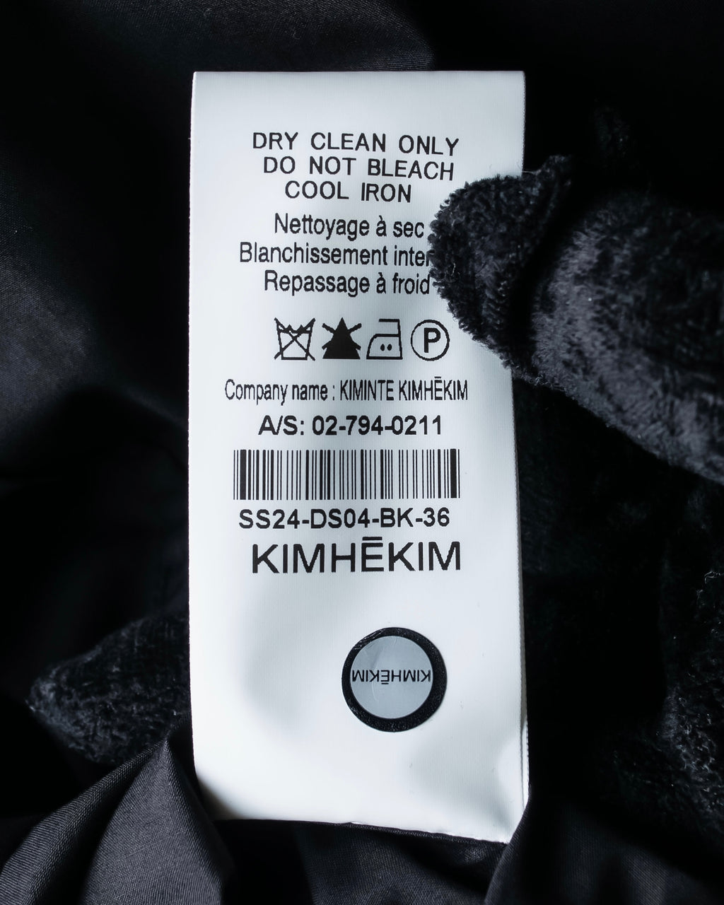 "KIMHĒKIM" Bondage corset belt design shirt dress