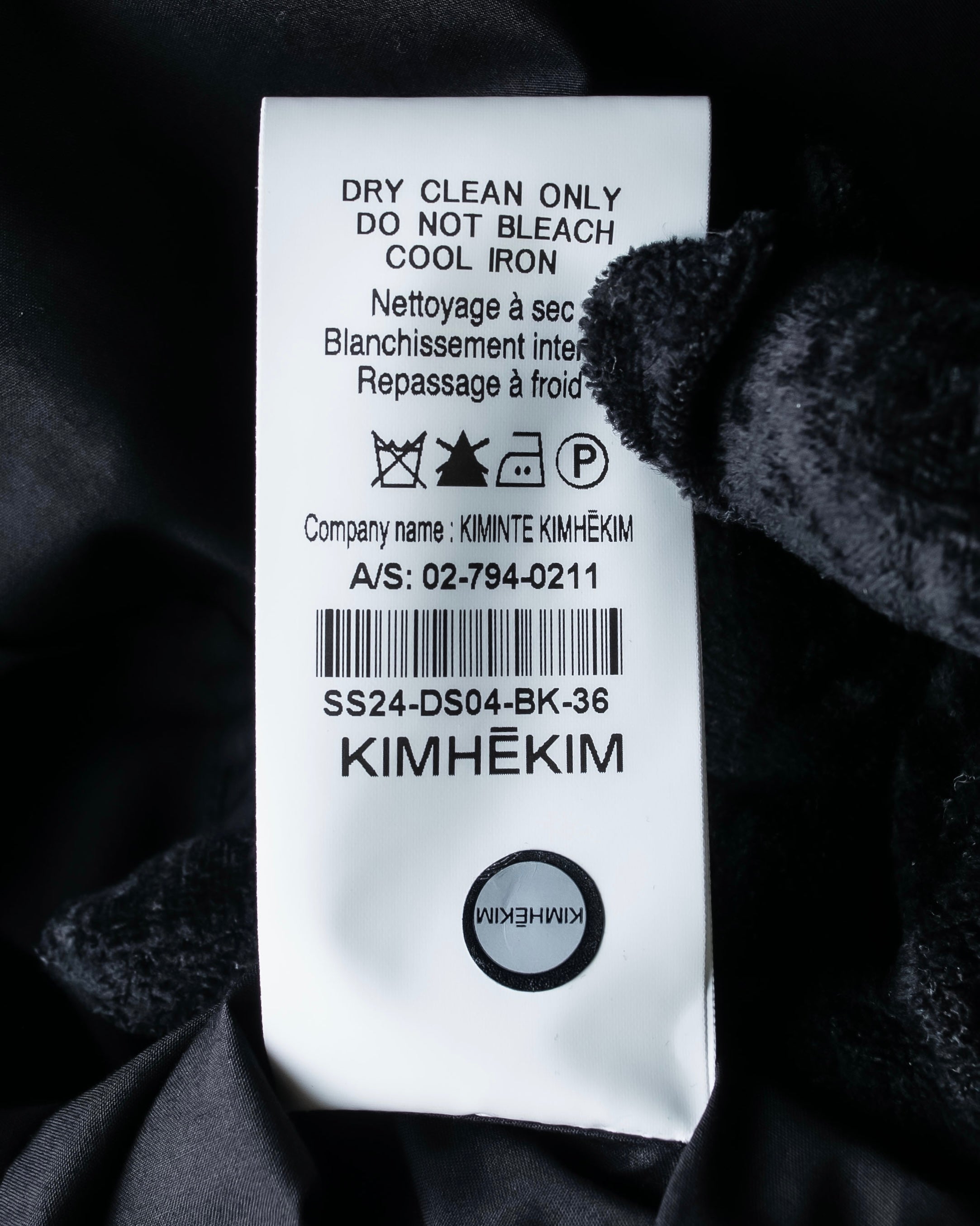 "KIMHĒKIM" Bondage corset belt design shirt dress