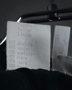 "FENDI" 80’s-90’s viscose blend structured tailored jacket