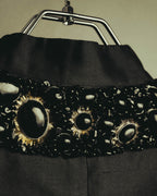 "CELINE" 00's Embellished silk coat
