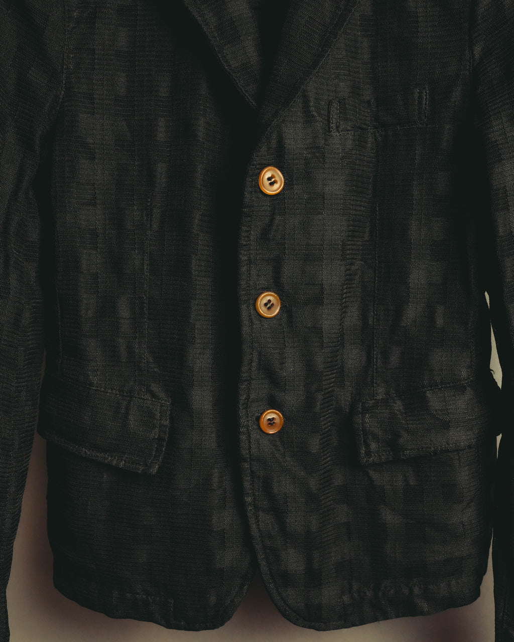 "COMME des GARÇONS COMME des GARÇONS" 13AW Textured three-button blazer