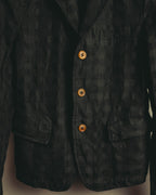 "COMME des GARÇONS COMME des GARÇONS" 13AW Textured three-button blazer