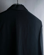 "GIVENCHY" Satin lapel switching design tailored jacket