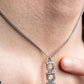 "Salvatore Ferragamo" Gancini pendant silver necklace