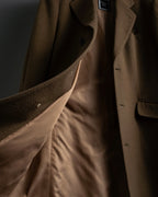 "CHRISTIAN DIOR MONSIEUR" 80's-90's Classic tailored wool melton chester coat