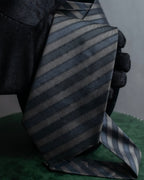 "COMME des GARCONS HOMME" Shadow stripe pattern necktie