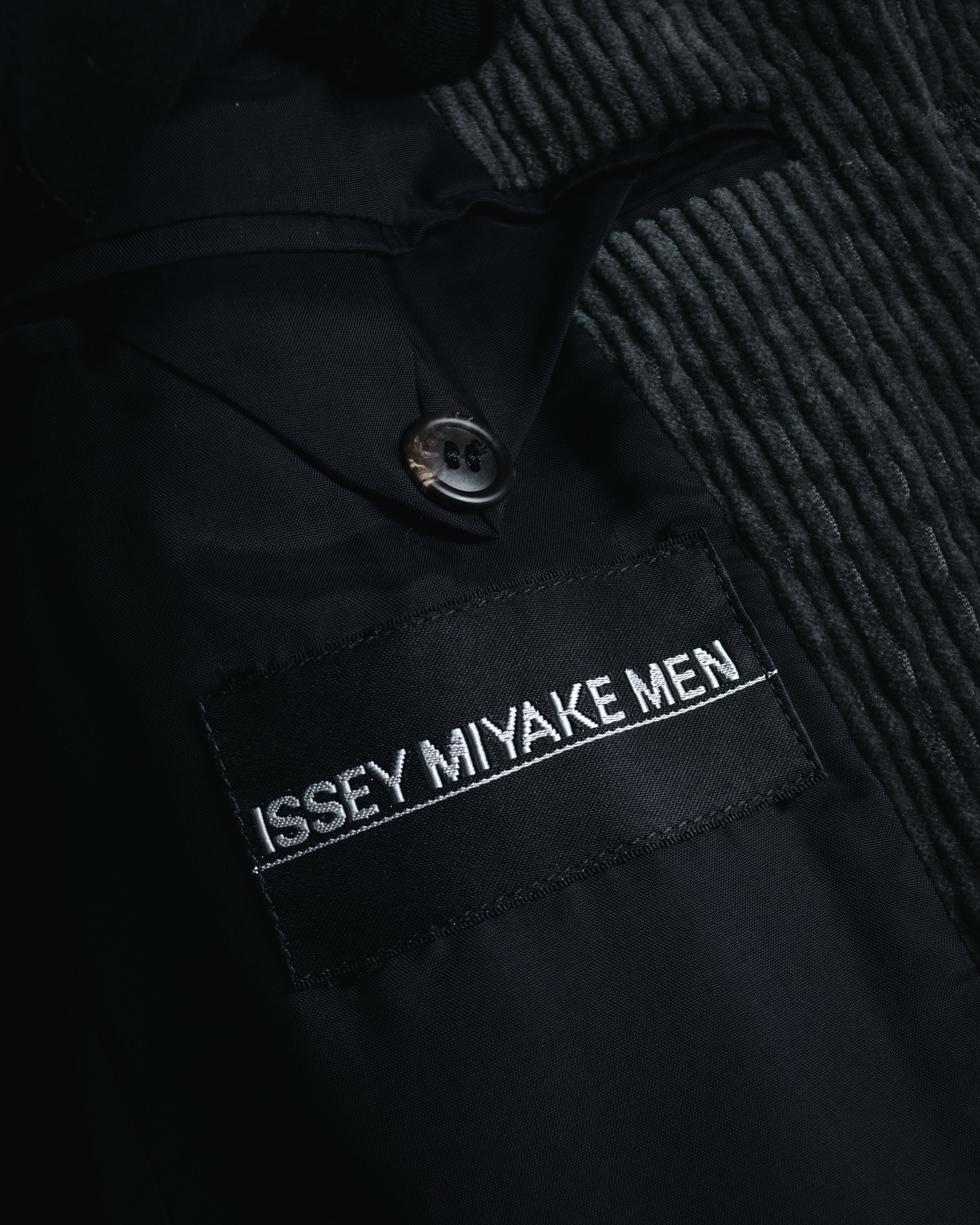 –SPECIAL– "ISSEY MIYAKE MEN" 98AW garment-pleated cotton tailoring set-up