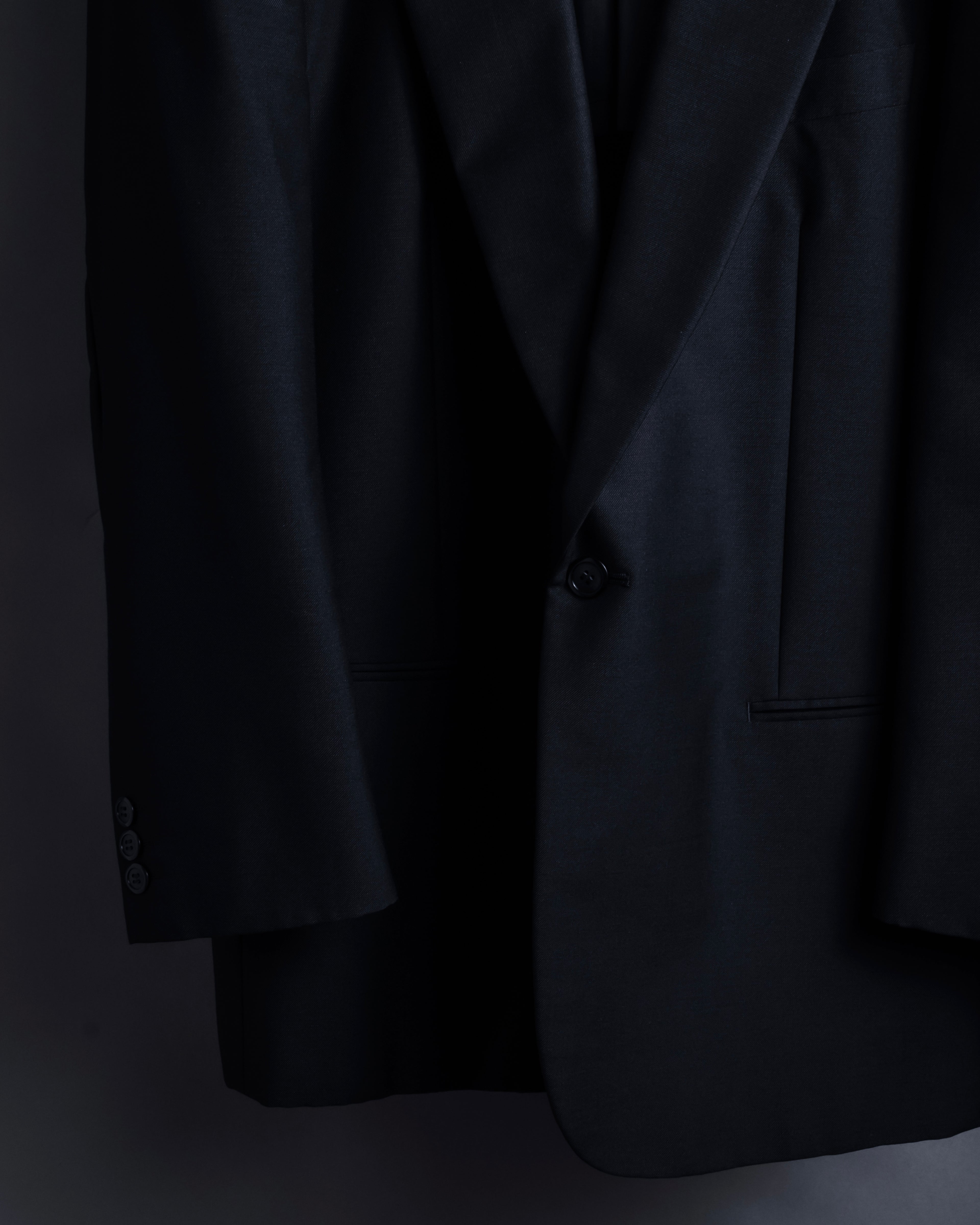 "YVES SAINT LAURENT" Strongly tailored shaped wool set up