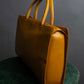 "LOEWE" Horizontal design vivid yellow color amazona bag