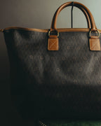 "Christian Dior" 70's-80's Honeycomb travel bag
