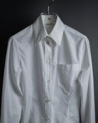 "HERMES" High-quality fine count cotton dress shirt