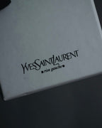 "YVES SAINT LAURENT" 00’s Amethyst stone signet ring