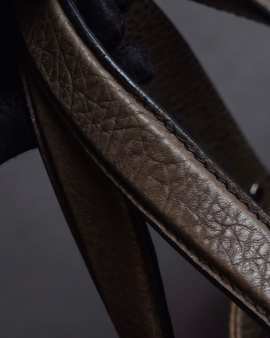 "CELINE" Softly structured leather city bag