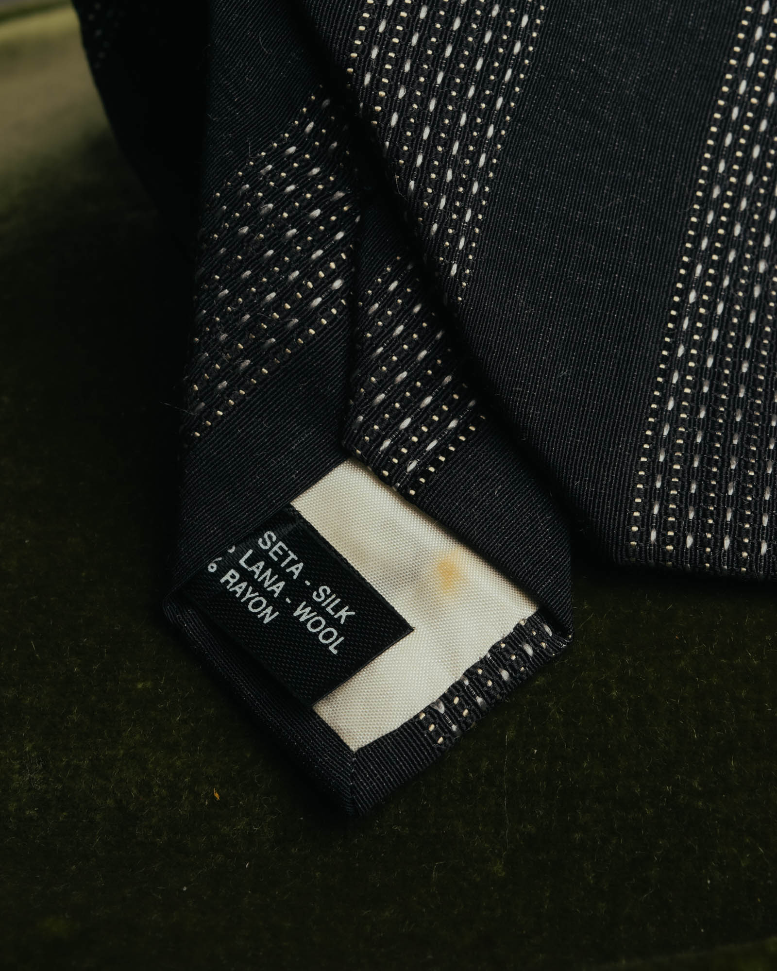 "Dolce & Gabbana" 00's-10's Silk wool scarf tie
