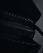 "Yves Saint Laurent" Late 80’s–early 90’s chevron quilted cassandre shoulder bag