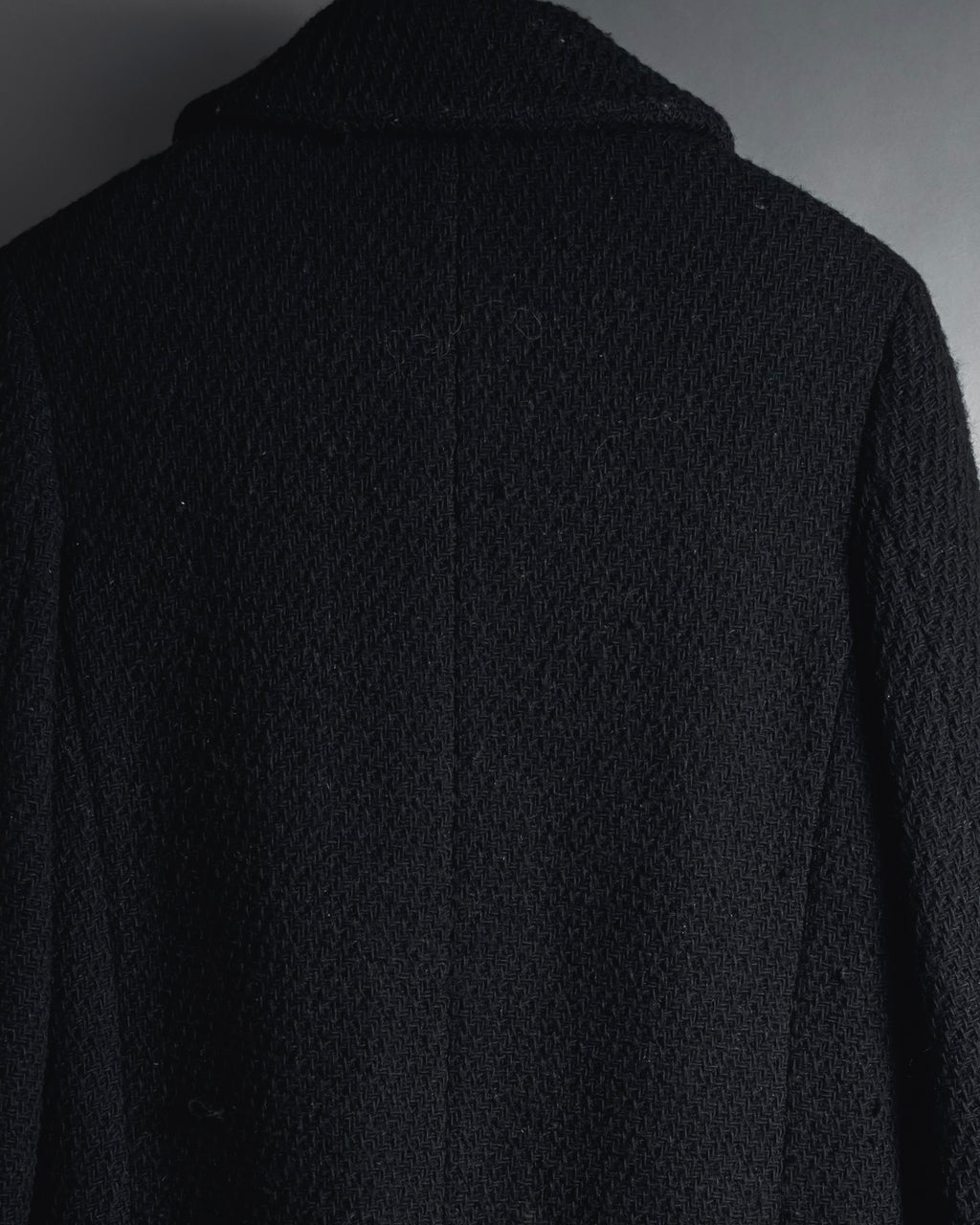 “JUNYA WATANABE” 97AW Textured wool single-breasted coat