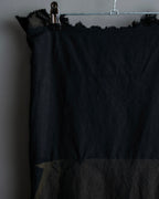 "A-POC" Wrap design high slit skirt