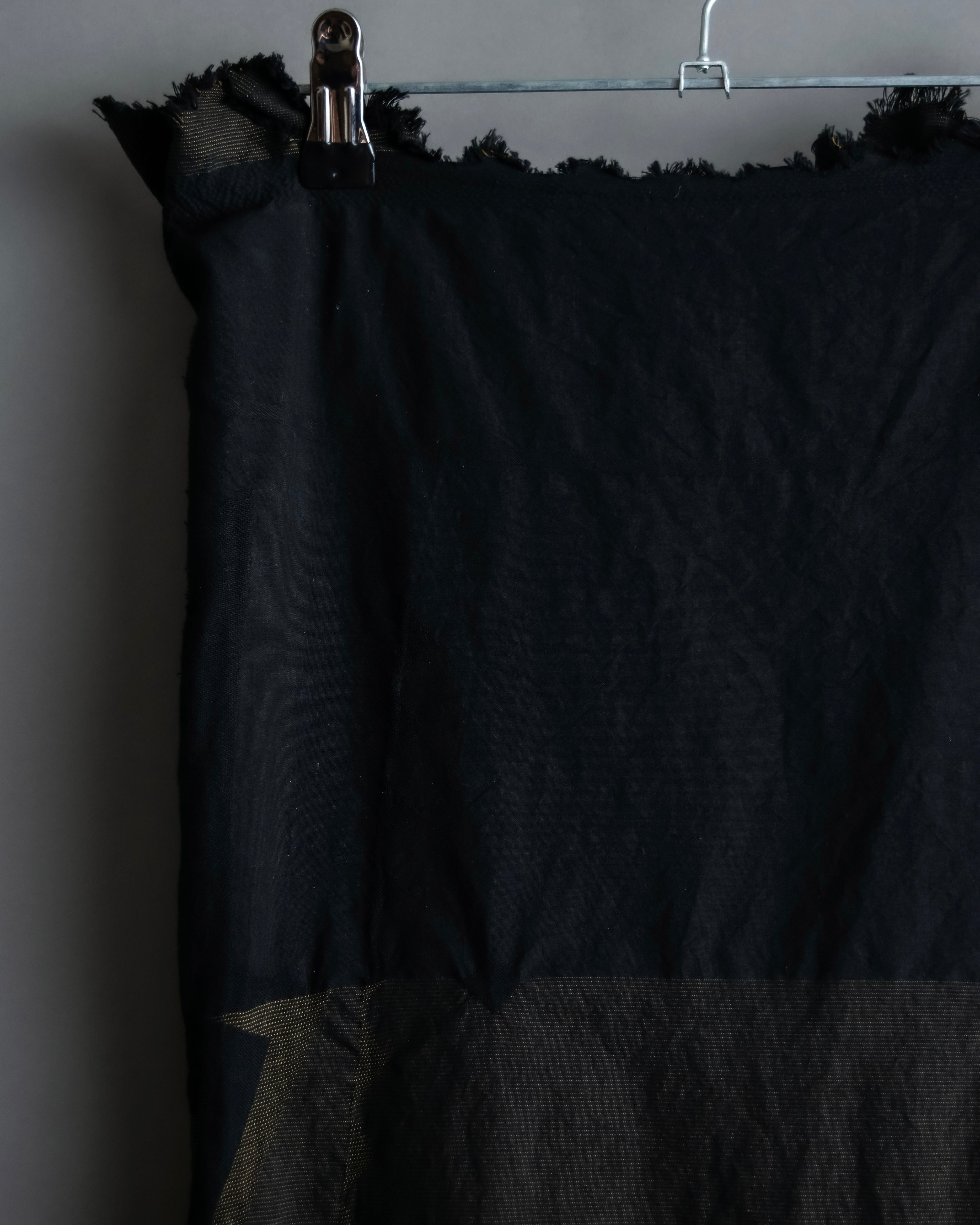 "A-POC" Wrap design high slit skirt