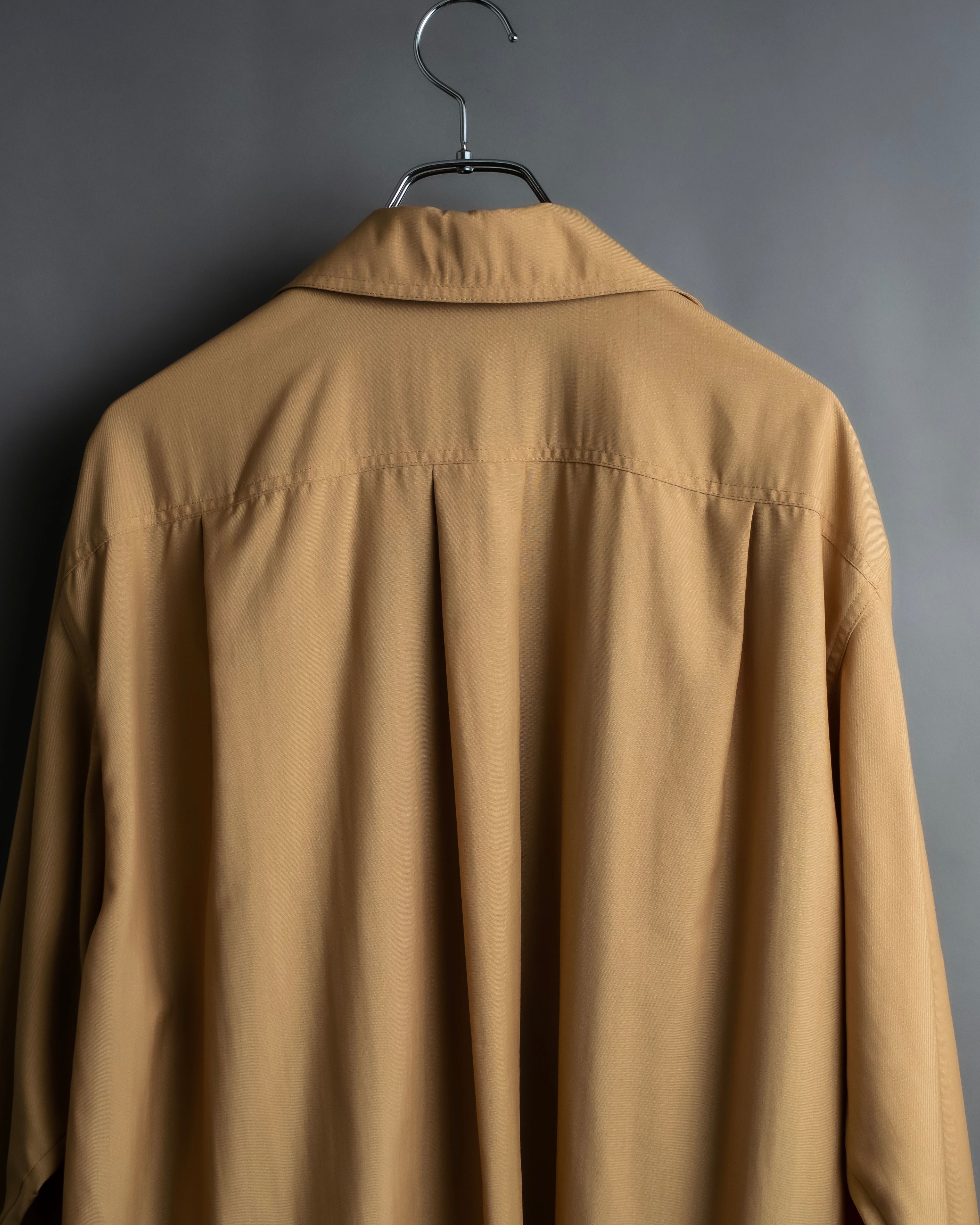 "GUCCI" silk blended shirt jacket